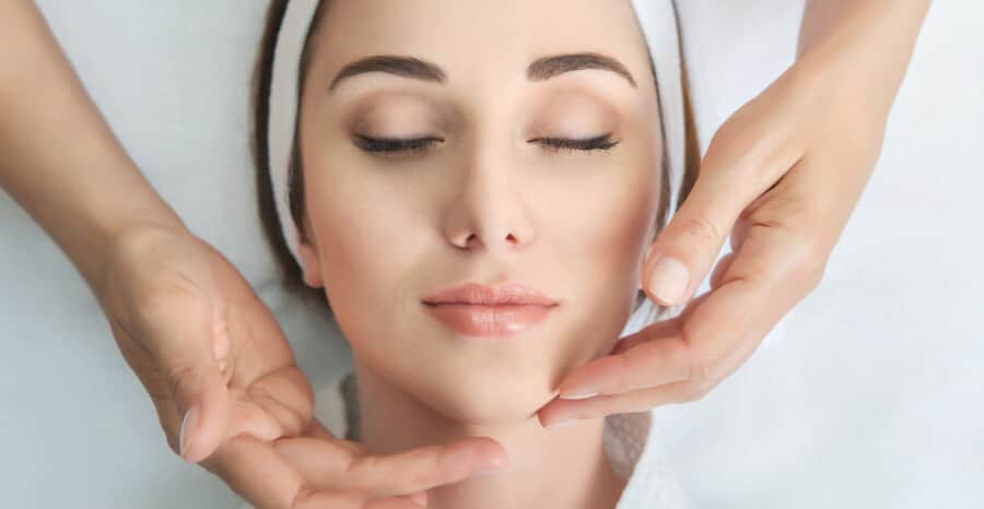A calm Soza med spa treatment room